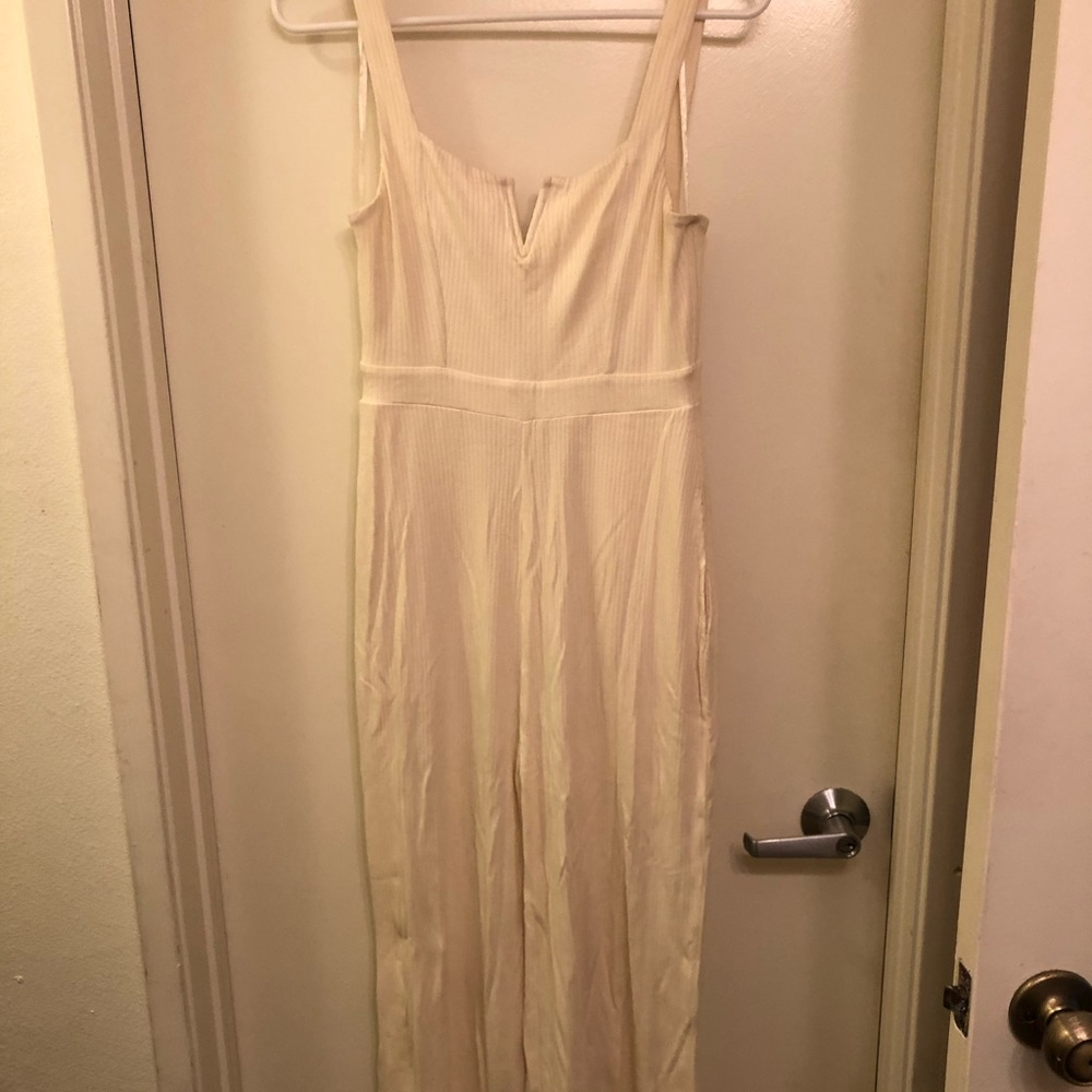 *Needs a steam* L Space Cream Ribbed Jumpsuit